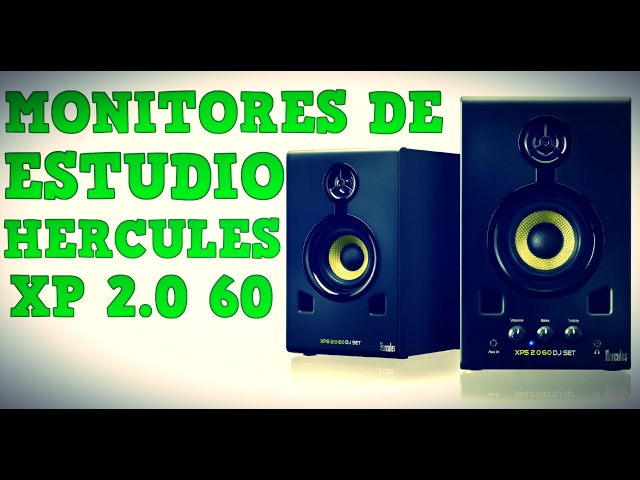 Vídeo relacionado con Hercules DJMonitor 32 - Pareja de Altavoces de Monitorización Activos (2 x 15W RMS, Woofers de 3", Ideal para DJ y Home Studio) Negro