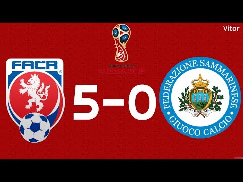 Rep. Tcheca 5-0 San Marino | Highlights & Goals | 08/10/2017