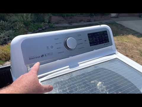 LG Washer WT7200CW top panel removal