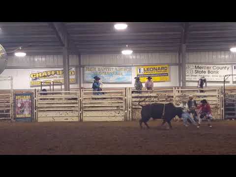 Sundance Arena bull ride mania broken collarbone