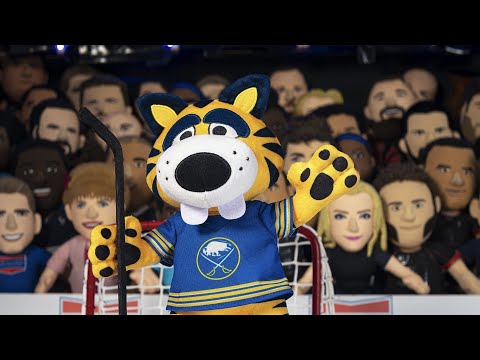 Bleacher Creatures Buffalo Sabres Sabretooth 10" Plush Figure- A Mascot for Play or Display
