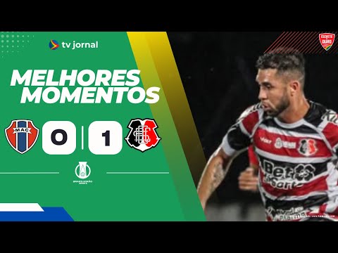 Melhores Momentos Maranhão 0 x 1 Santa Cruz - Série D - 14.09.2025