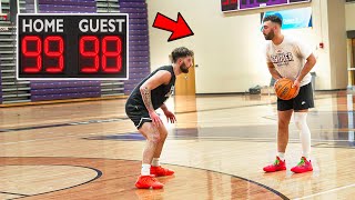1v1 Basketball GAME TO 100 POINTS !