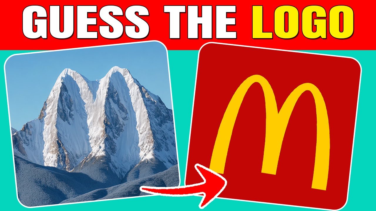Guess the Hidden LOGO by ILLUSION ✅🍟🍔 Easy, Medium, Hard levels| Logo Quiz | Squint Your Eyes