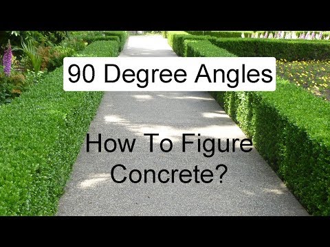 Calculating Concrete Amounts for Walkways With 90° Turns