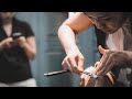 Female Barber Relaxing Sultans Shave I Singapore