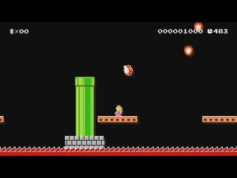 Bowser Jrs. Fireworld Challenge3 by TommyCM08 - Super Mario Maker - No Commentary 1bl