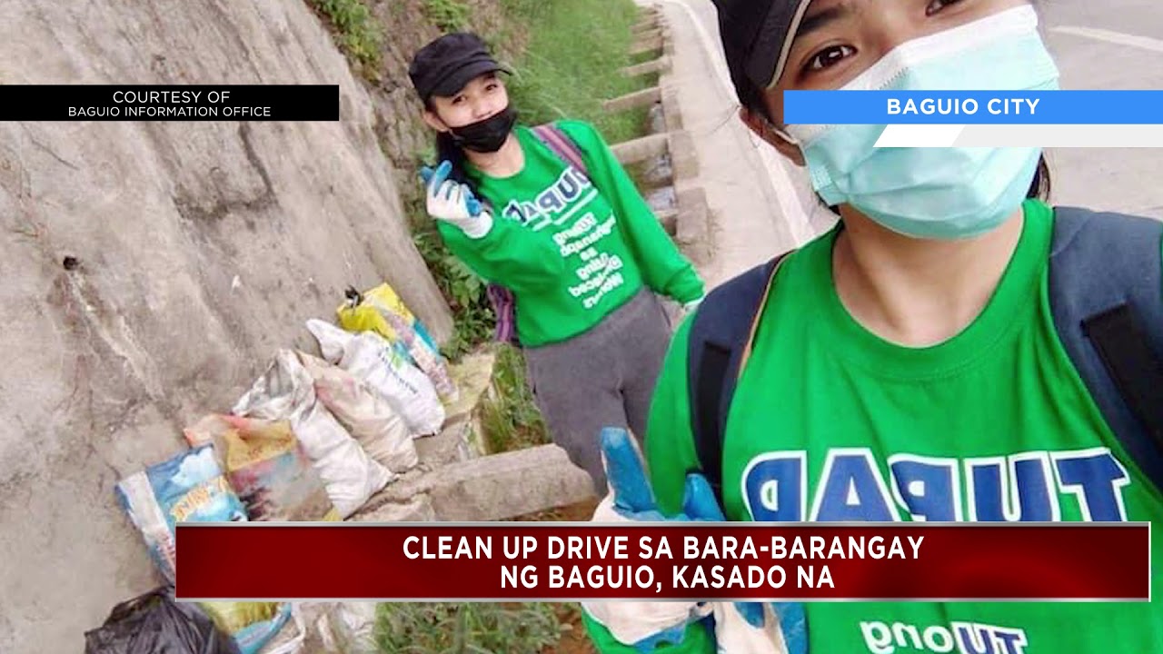 Putar video Clean up drive sa mga barangay ng Baguio, kasado na sekarang Clean up drive sa mga barangay ng Baguio, kasado na