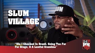Slum Village - Young RJ Talks Wild Pitbull, Crazy Fan &amp; A Lustful Grandma (247HH Wild Tour Stories)