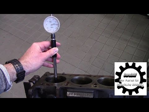 Zylinder eines PKW-Motors messen