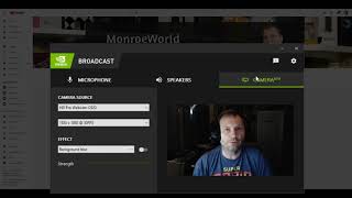 NVIDIA Broadcast: No Green Screen AI driven background removal and more!
