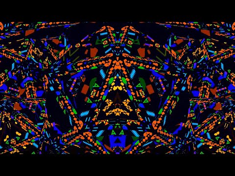 1 Hour Visual In Full HD / nr.443 / Trippy Psy Ethnic Patterns Visual