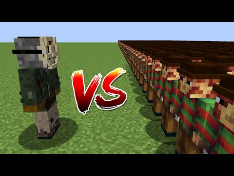 JASON VOORHEES VS 1000$ FREDDY KRUEGER ORDU - Minecraft