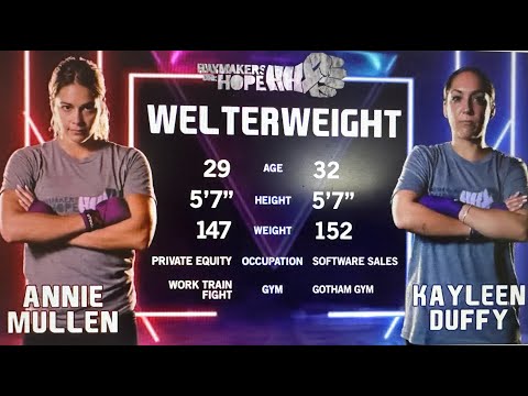 Annie Mullen vs Kayleen Duffy - Hope NYC X - Haymakers for Hope