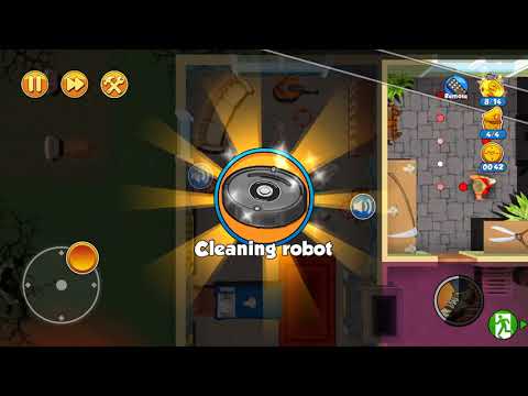 [Robbery Bob 2: Double Trouble walkthrough] Hauntington - 14