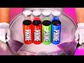 Prime Energy Drinks Ice Cream Rolls ASMR Orange Mango Lemon Lime Blue Raspberry Tropical Punch