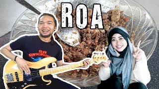 Makan Sambal Roa di rumah Arnie She