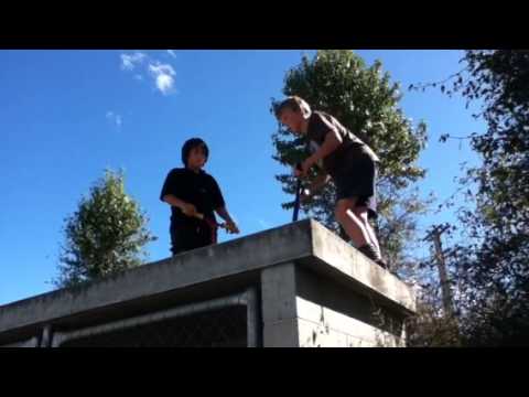 Big Drop on a Scooter