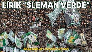 Download lagu Lirik Chant BCS Sleman Verde mp3