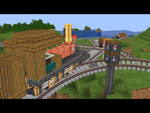 Create Mod Trains in Minecraft are Confusing...