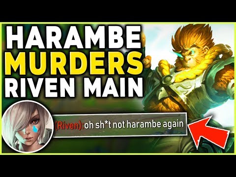 THE RANK 1 WUKONG MURDERS CHALLENGER RIVEN ONE TRICK (GOD MODE) - League of Legends