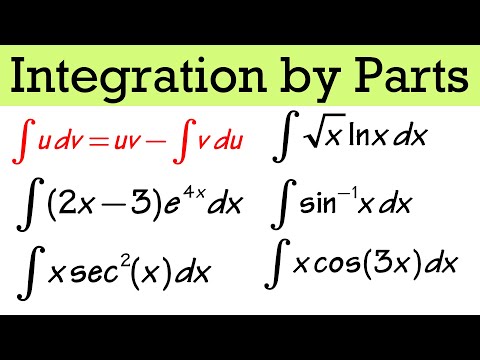 How to do integration by parts