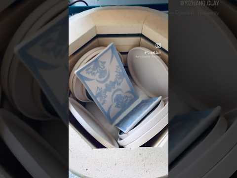 Those slab plates that I cheated on the wheel survived in the bisque firing - none of them cracked😅