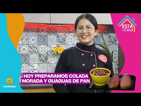 Hoy preparamos: Colada morada y guaguas de pan