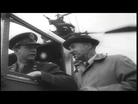 A helicopter carries mail to an airport for delivery by air in Washington DC, Uni...HD Stock Footage