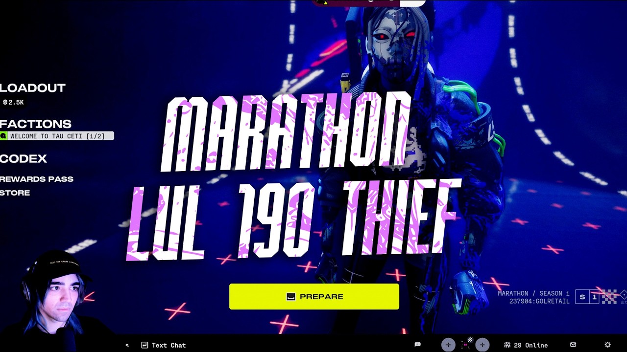 MARATHON  THIEF lvl 200  #MarathonTheGame