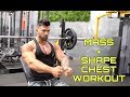 Entrenamiento de PECTORAL para TAMAÑO y FORMA // Summer shreds series 3
