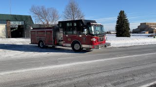 Brooklyn Park Fire - Engine 4 Responding