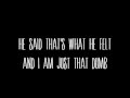 Amanda Fondell - Dumb (lyrics on screen) 