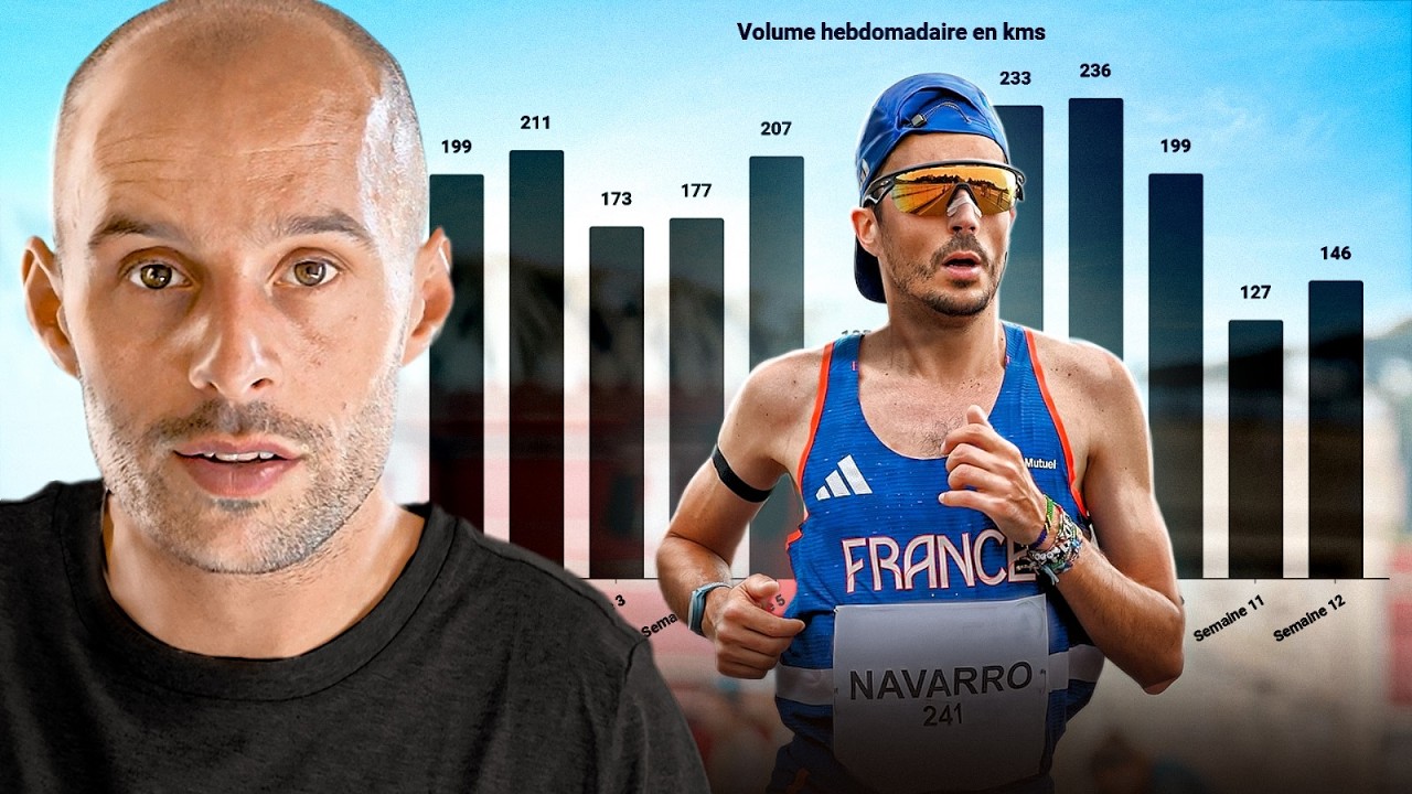 236 km par semaine 🥵 J'analyse l'entraînement de Nicolas Navarro avant sa 16ᵉ place aux JO