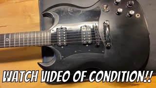 Video thumbnail for 2000 Gibson SG Gothic Satin Ebony by Guitar Chimp