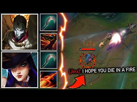 When you pick double snipers (jhin + caitlyn) in the bot lane and poke the enemy adc into oblivion