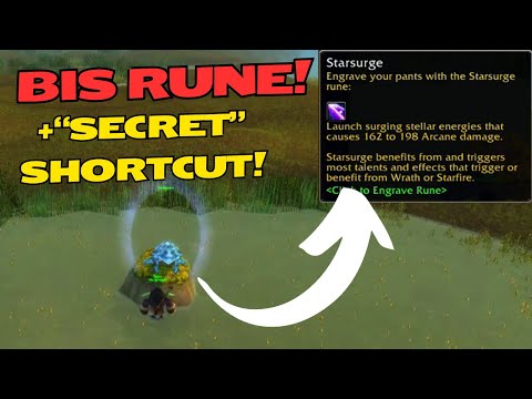 How to Get the Starsurge Rune for Druids At ANY LEVEL - WoW Classic Season of Discovery