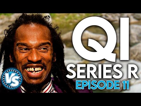 QI SERIES R, Episode 11! Full Episode With Benjamin Zephaniah, Sandi Toksvig and Others!