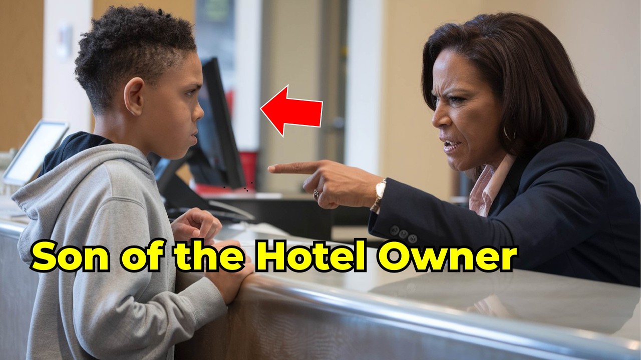 Receptionist Humiliates Black Boy, Not Knowing He's the Son of the Hotel Owner True Story of Justice
