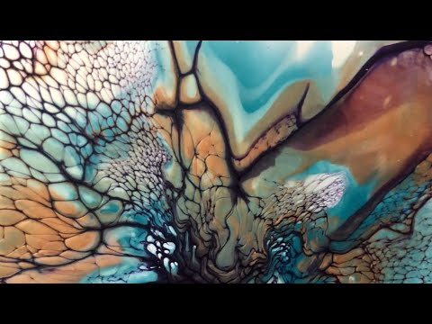 #298. Fluid Art -- Bloomin with Transparent Cell Activator! / sheleeart bloom technique
