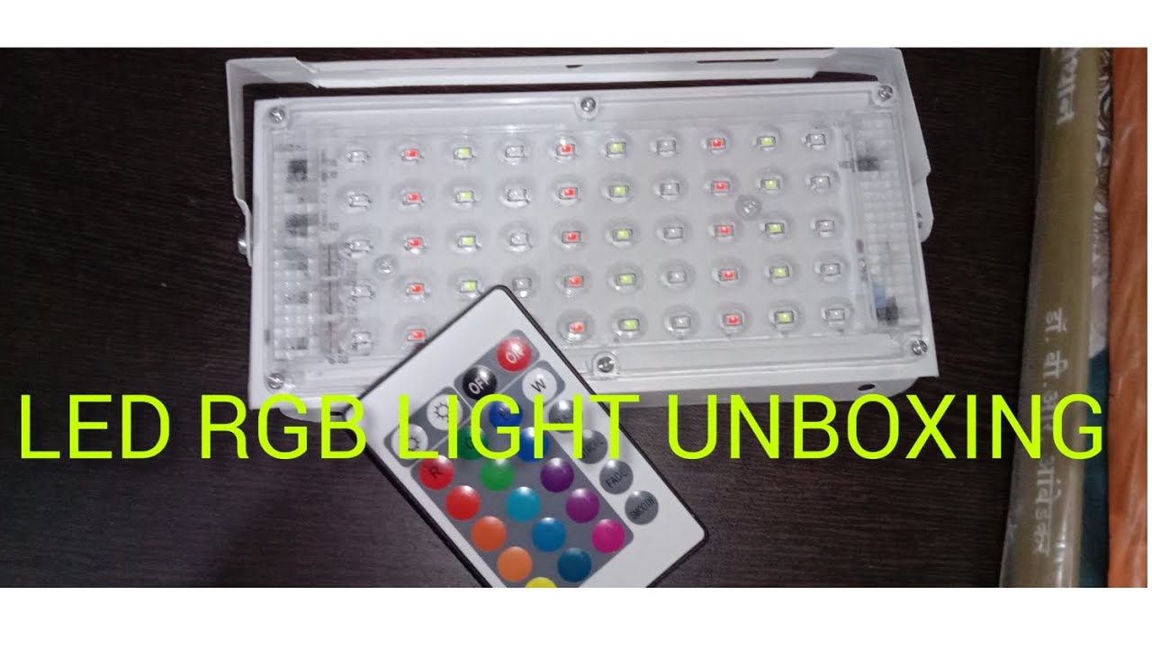 LED RGB LIGHT UNBOXING VIDEO#pawan vlog