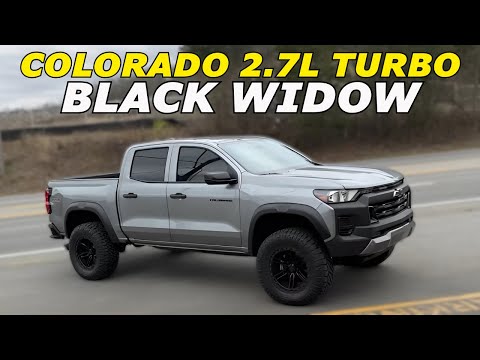 2023 Chevy Colorado Trail Boss 2.7L Turbo Exhaust Sound w/ Black Widow Race Venom Mufflers!