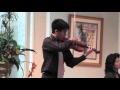 13 years old boy Roger Sun Plays Tzigane by ...