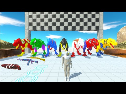 The Hunting JW2 Of 7 Dinosaur Super Heroes Marvel Dinosaur Tyrannosaurus Vs Fps Avatar - ARBS