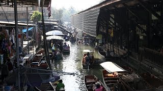 preview picture of video 'Floating Markets of Damnoen Saduak, Thailand'