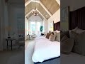 Model Home Tour - Owners Suite Bedroom Design with Vaulted Ceilings and Neutral Colors