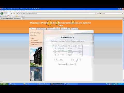 Dynamic Personalized Recommendation on Sparse Data