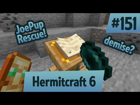 JoePup Rescue! Demise? — Hermitcraft 6 ep 151
