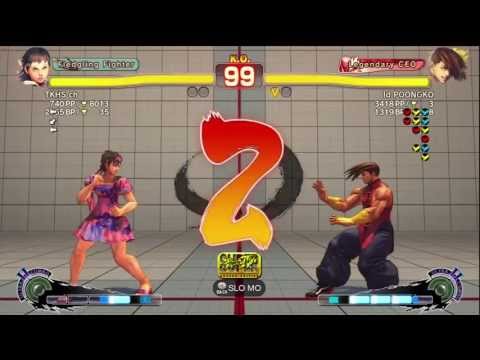 Poongko [Yang] vs TKHS ch [Sakura] SSF4 Arcade Edtition - Xbox Live Ranked Match