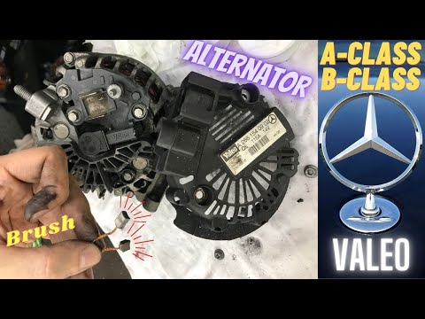 Valeo A2661540902 alternator generator replaced the brushes Mercedes A class W169 and B class W245